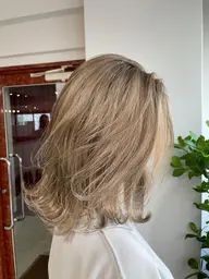 全体フルブリーチ+ケアフルカラー+tre    （ケアブリーチ込み）