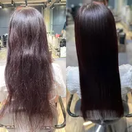 「1番人気✨️」弱酸性縮毛矯正➕髪質改善トリートメント