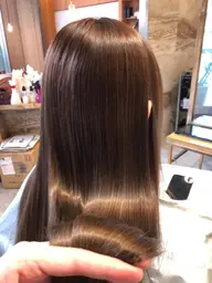 ｛‼️平日限定‼️超絶艶サラ大変身❤️✨｝リタッチ透明感カラー&N.ケラリファイントリートメント