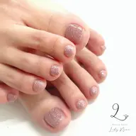 フット ワンカラー ラメ/オフ、ドライケア込