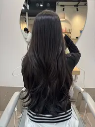 🪽暗髪透明感カラー🪽＋トリートメント