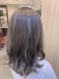 【人気NO.1】高彩度透明感全体カラー＆カット＆システムトリートメント✨ロング料金無料✨