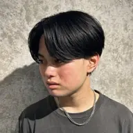 【癖を軽減/パーマ落としに◎】メンズカット＋ナチュラルストレート＋ケアトリートメント