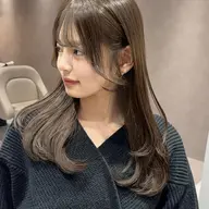 🌷人気クーポン🌷盛れる前髪顔まわりカット＋透明感カラー＋高保湿ヒアルロン酸トリートメント🌻