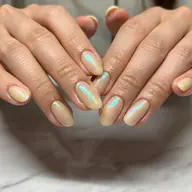 《初回オフ無料&ケア込》パラジェル/フィルイン☆ オーロラワンカラー ¥5980