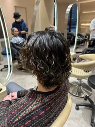 《柔らか色気》ナチュラルメンズボブパーマ🌀🌀