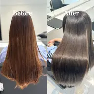 【ダメージ予防☆】髪質改善カラー＋髪質改善ヘアエステ