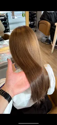 【U24平日限定メニュー】ブリーチ無しワンカラー🎈+Aujua1stトリートメント