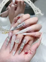 【超ロングネイル】✨extra long +豪華パーツ盛り放題💎🍒