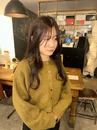 ⭐️ワンカラーモデル🌟ダメージケアをしながら艶のある髪に仕上げます！