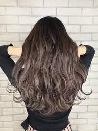 カット+グラデーション・バレイヤージュ+tre（ケアブリーチ込み）