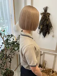 【ブリーチorダブルカラー】憧れの外国人風カラーに🩵ミルクティー・グレージュ・ハイトーン🩷美容液・炭酸泉つき🫧✨✨