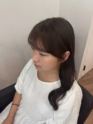 前髪カットパーマ🐰