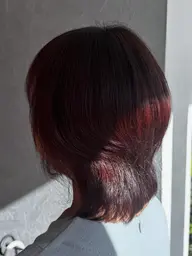 似合わせカット+艶カラー お悩みに合わせたカットカラーをご提案致します⭐️初カラーもお任せ下さい!