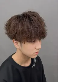 メンズパーマ+カット🔥