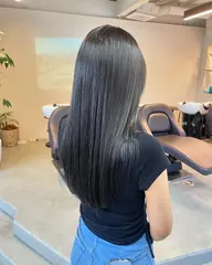 🌬️韓国風カット+カラー+髪質改善ケラチントリートメント🫧髪に足りないケラチン補給🎀地毛のような滑らかな質感へ🧴