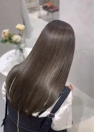 💫似合わせカット×こだわり縮毛矯正✧︎*。ナチュラルでやわらかな美髪に/サラツヤ♡1stepトリートメントでヘアケア