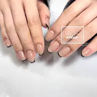 【オフなし】ハンド　フレンチネイル（ベースカラーなし）