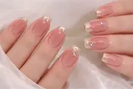 【大人上品】ちゅるんフレンチネイル✨美フォルム仕上げ