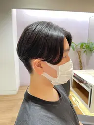 【前髪がへたりやすい方必見❗️】カット+アップパーマ(前髪パーマ)