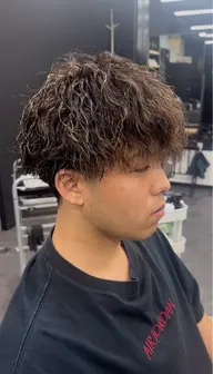 カット＋パーマ＋カラー＋ホワイトメッシュ