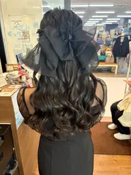 🤍【お出掛け簡単ヘアアレンジ♡】コテ巻きや簡単なハーフアップなど
