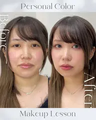 【トータル診断】16タイプパーソナルカラー+顔タイプ+骨格 +メイクレッスン