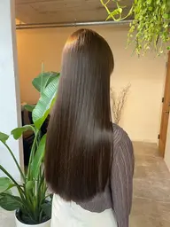 【縮毛矯正or酸性】似合わせカット＋ツヤサラ柔らかストレート