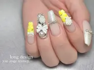 💛✨ hand チップでの長さだし10本+持ち込みつけ放題コース　オフなし