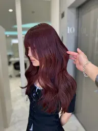 【🫧ブリーチなしで垢抜け🫧】似合わせカット➕透明感ダブルカラー➕選べるトリートメント🧴🫧