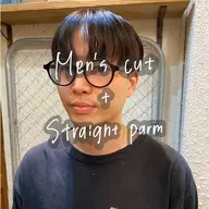 🌙メンズカット+縮毛矯正+1stepトリートメント🌙
