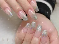 ♡ラメワンカラーorラメグラ