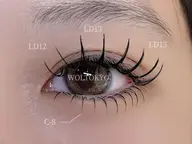 ⭐️マツエク上下⭐️セーブル/フラットラッシュ✨上100本/下40本