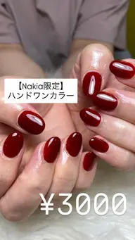 【Jr.価格/Nakia限定】ハンドワンカラーFlashラメもOK♪オフ無料
