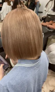 【20時以降限定】🩶ブリーチリタッチ+オンカラー+プラチナトリートメント🩶⚠️補足説明をご覧ください