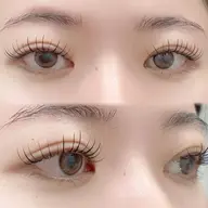 束感ぱっちりeye！エクステパーマ★LEDエクステ80本 × まつげパーマ