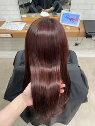 カット 透明感カラー トリートメント