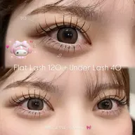 【minimo限定価格‼️"~】𝘧𝘭𝘢𝘵 𝘭𝘢𝘴𝘩 上120本・下付け放題 👀✨️