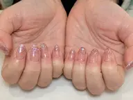 【ミニモ限定】ラメグラデーション（オフあり）✨フラッシュラメでの施術も可能です💎