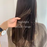 カット & 外国人風ハイライト