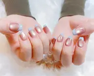 【HAND】大流行🌸マグネットネイル➕先端フレンチ🌸ソフトジェルオフ無料､新規予約➖300円