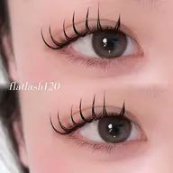 【人気No,1✨】パッチリ盛れ👀💖フラットラッシュ120本（オフ込み）！