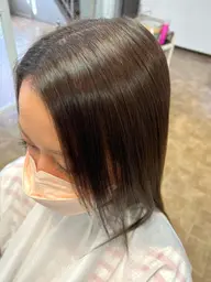 似合わせカット、前髪シルキーストレート🌸髪質改善トリートメント付き🐈前髪のクセが気になる方。自然な仕上がりになります