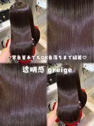 【🫧美髪になれる🫧】ケアカラー+4step Aujuaトリートメント✨キューティクル補強付き🌷