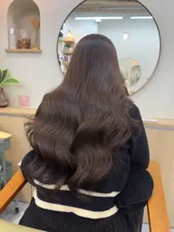 【透明感🤍】顔周りカット ＋ ブリーチなしダブルカラー ＋ 選べるシャンプートリートメント🌿🧴