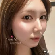 上まつ毛パーマ練習モデル🤍