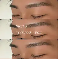 眉ワックス脱毛＋メンズカット