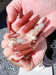 🩷スカルプ長さ出し→シンプルお持ち込みデザイン(ソフトジェルオフ込み)