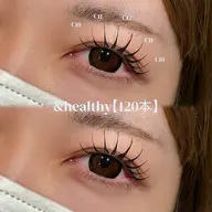 《学割U24》&Healthy【LEDフラットラッシュ120本×パーマ】