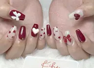 (ジェルオフ無料)チップ長さだし持ち込みデザイン